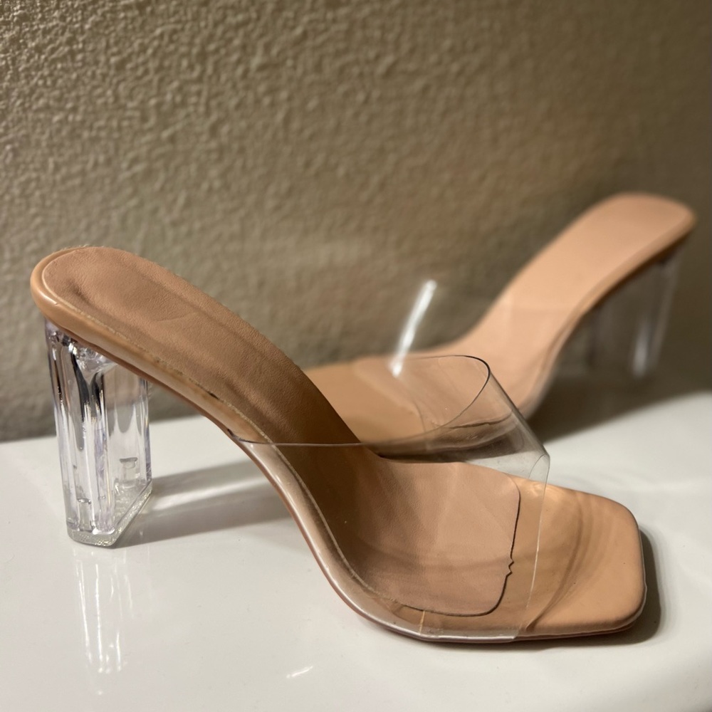 NEW Clear Heels SHEIN